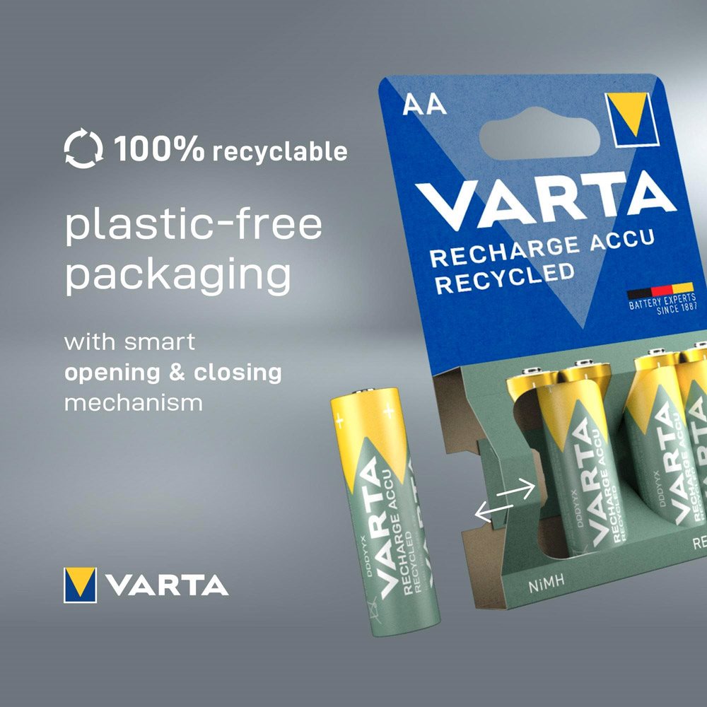 VARTA Recharge Accu Recycled AA 2100 mAh újratölthető elem