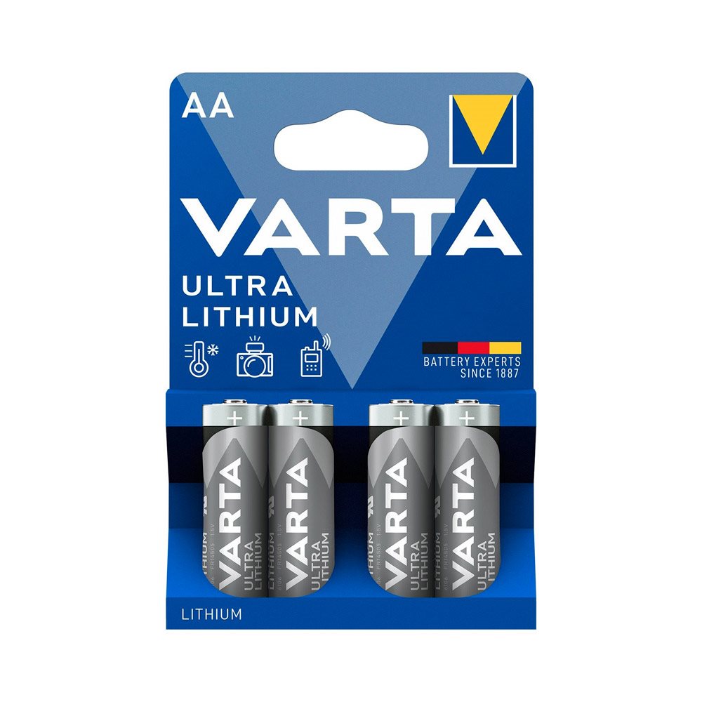 VARTA Ultra Lithium AA egyszer használatos elemek