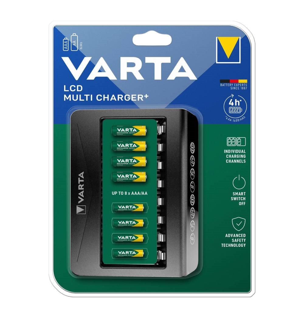 VARTA LCD Multi Charger+ töltő