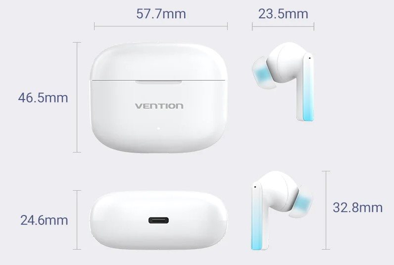 Vention Elf Earbuds E04 White vezeték nélküli fülhallgató