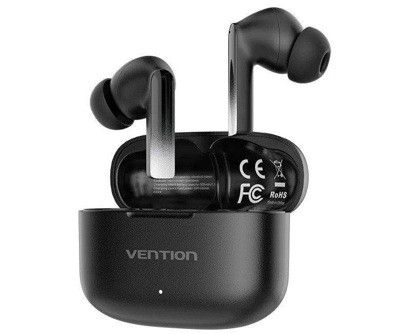 Vention Elf Earbuds E04 Black vezeték nélküli fülhallgató