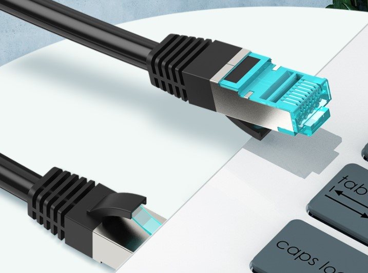 Vention Cat.5E FTP Patch Cable 1.5M Black hálózati kábel 