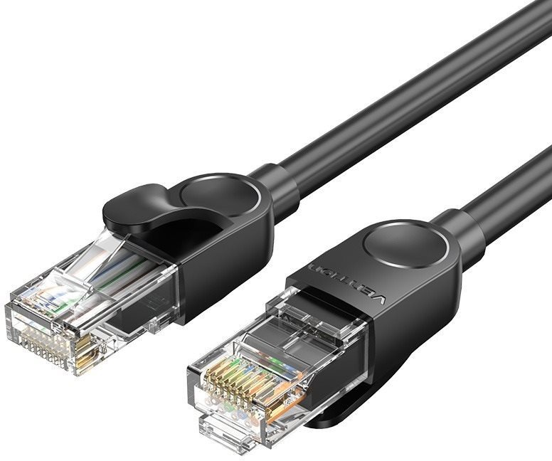 VVention Cat 6 UTP Ethernet Patch Cable 20M Black hálózati kábel