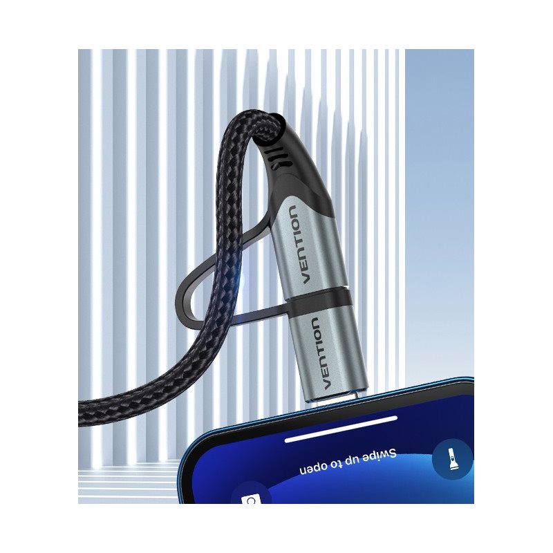 Vention MFi USB 2.0 to 2in1 Micro USB & Lightning Cable Vention MFi USB 2.0 to 2in1 Micro USB & Lightning Cable