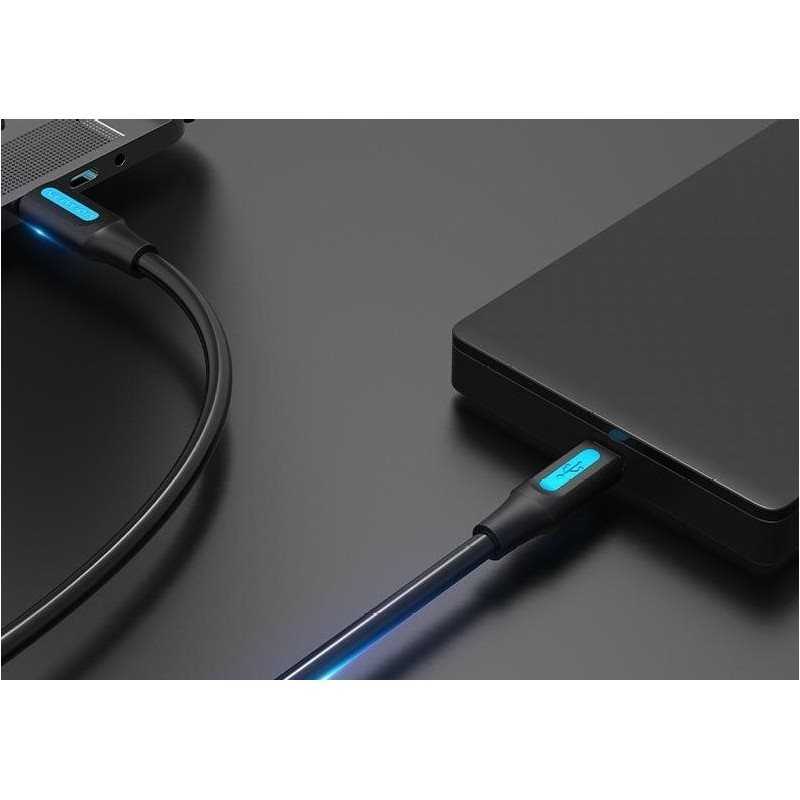 Vention USB-C 2.0 to Micro USB 2A Cable 2M Black