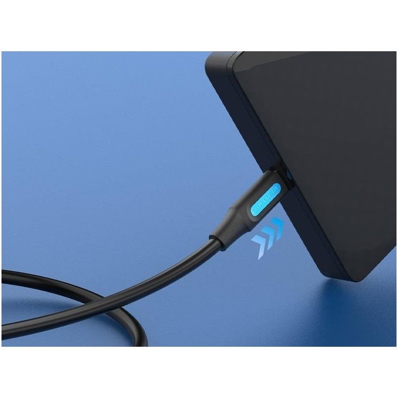Vention USB-C 2.0 to Micro USB 2A Cable 2M Black