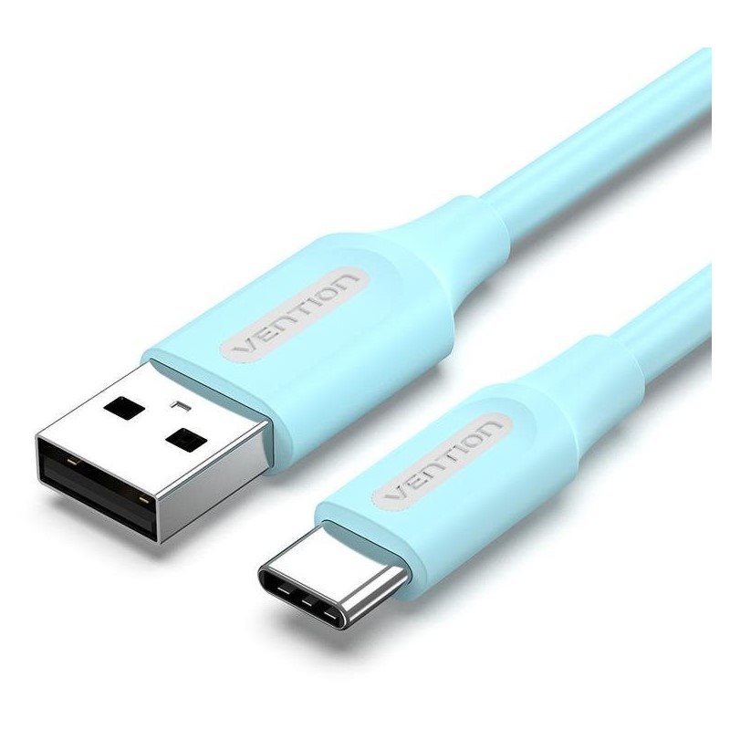Vention USB 2.0 to USB-C 3A Cable 1M Light Blue