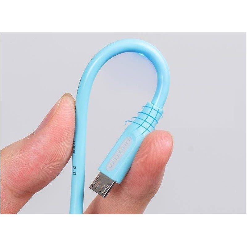 Vention USB 2.0 to Micro USB 2A Cable 2M Light Blue