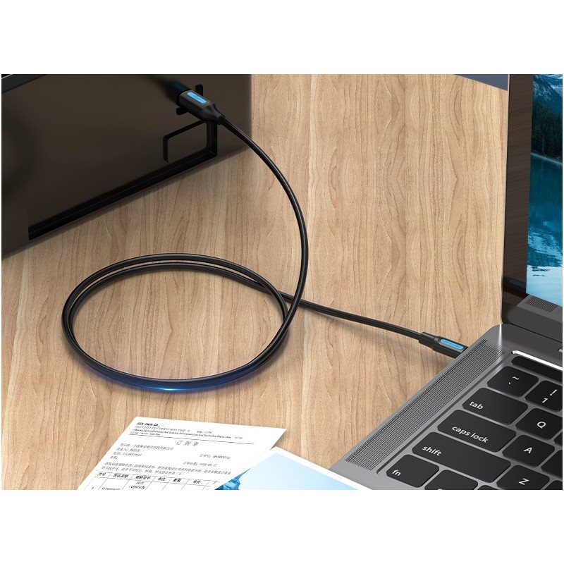 Vention USB-C 2.0 to USB-B Printer 2A Cable 1M Black Vention USB-C 2.0 to USB-B Printer 2A Cable 1M Black