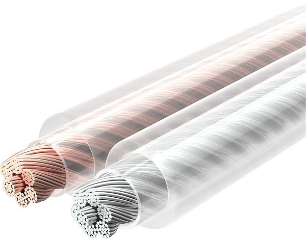 Vention 2*200 Core Engineering Speaker Cable 100M Transparent audiokábel