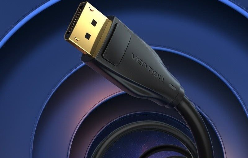 Vention DP 1.4 Male to Male HD Cable 8K Black videokábel