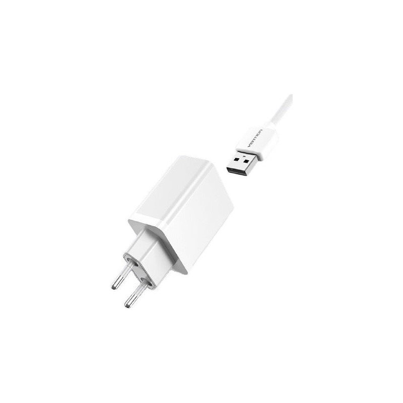 Vention 1-port USB Wall Quick Charger (18W) White 