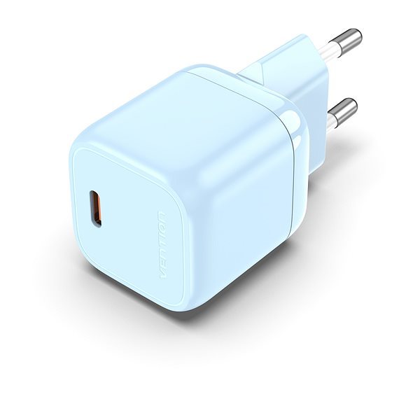 Vention 1-port Stylish USB-C GaN Charger (30W) Blue hálózati adapter