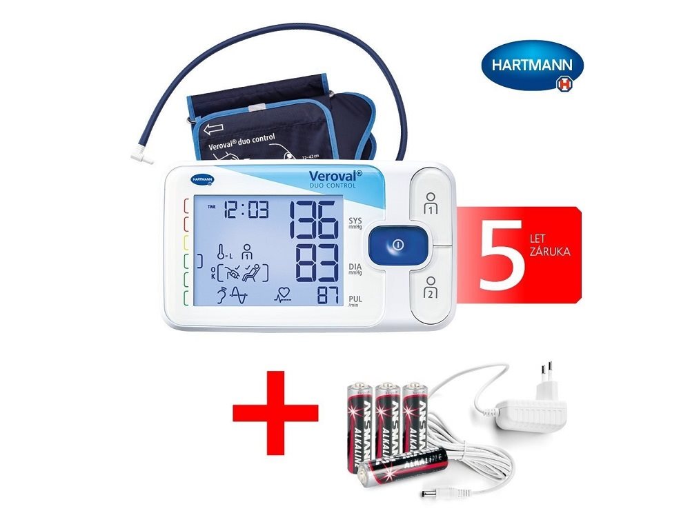 Veroval Duo Control vérnyomásmérő M-es mandzsettával