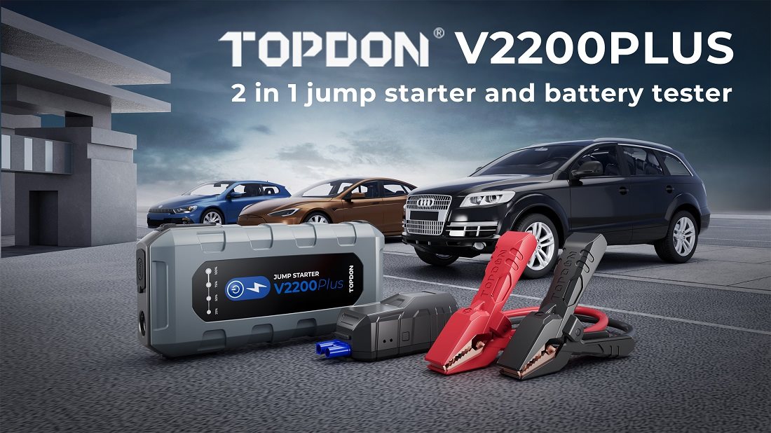 Topdon V2200Plus indítássegítő