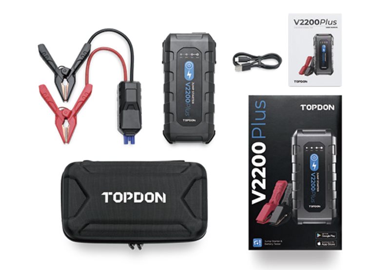 Topdon V2200Plus indítássegítő