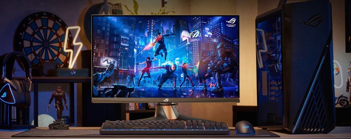 ASUS ROG Swift PG32UQ remek gamer monitor G-SYNC és HDMI 2.1 támogatással