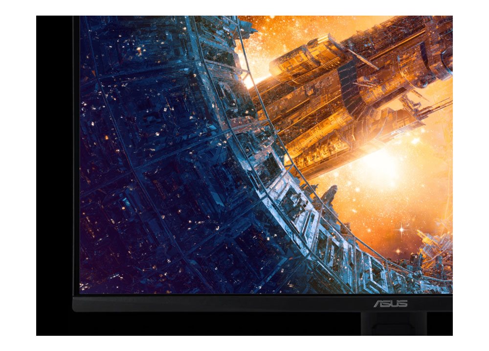 ASUS TUF Gaming VG28UQL1A ívelt gamer monitor WQHD felbontással