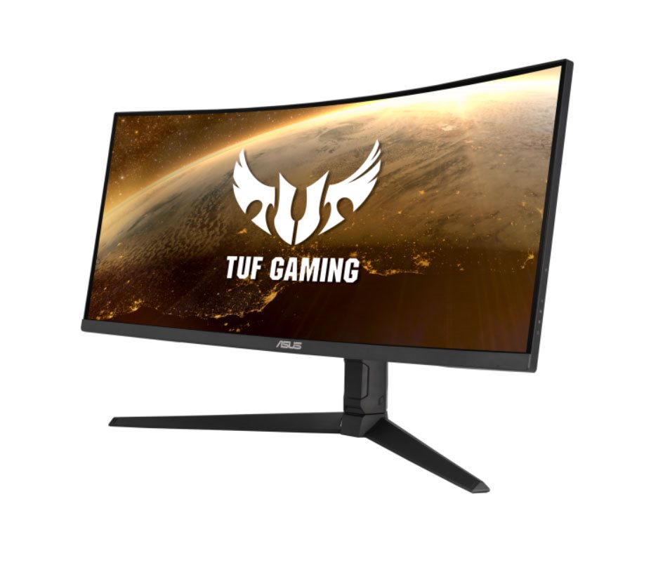ASUS TUF Gaming VG28UQL1A ívelt gamer monitor WQHD felbontással