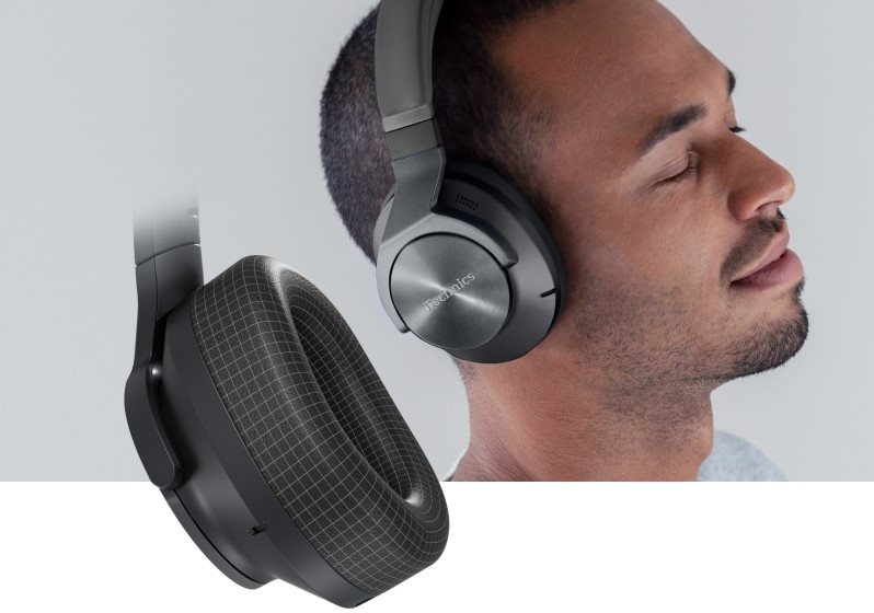 Vezeték nélküli fejhallgató Technics EAH-A800E-S mikrofonnal