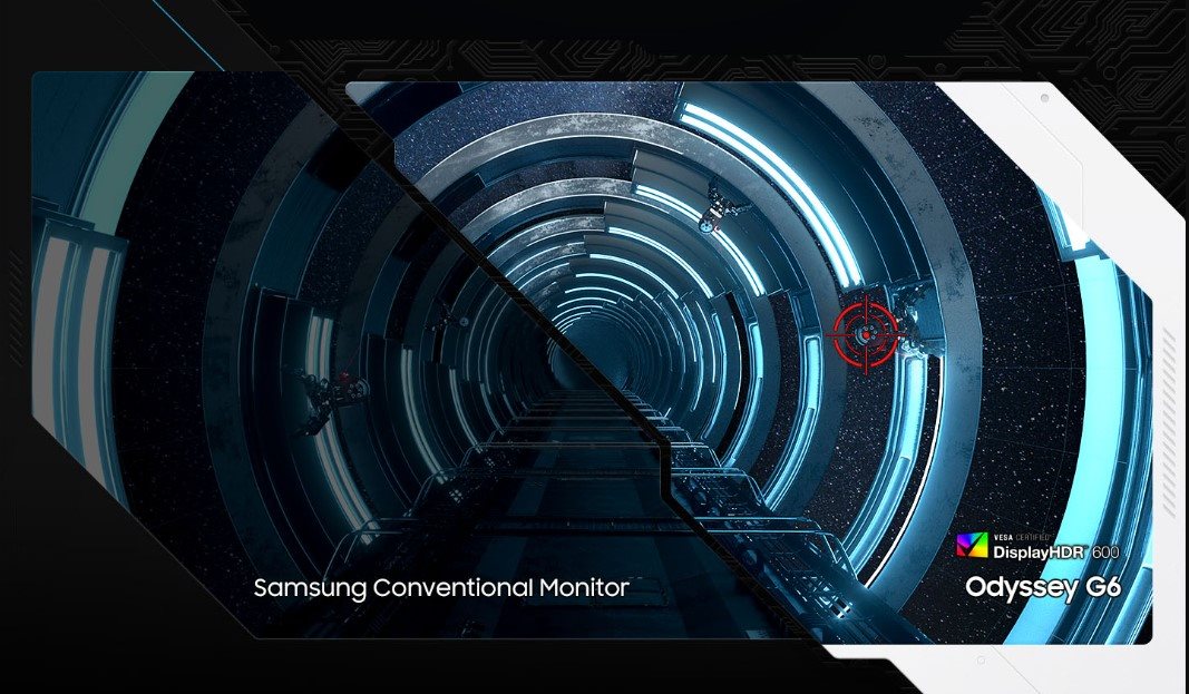 LCD monitor 27" Samsung Odyssey G65B ívelt LCD monitor