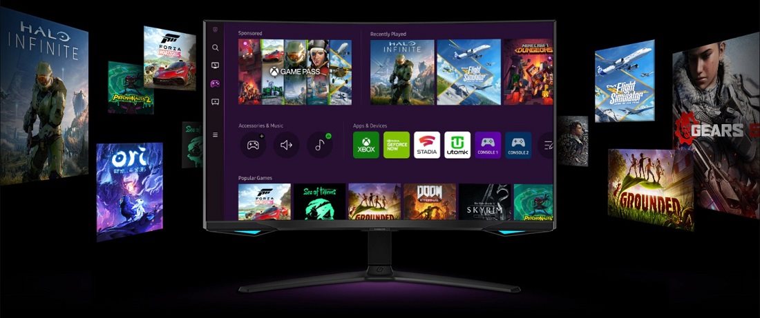 <az-stc data-sid="28623318">LCD monitor 32" Samsung Odyssey G65B Samsung Odyssey G65B</az-stc> prohnutý