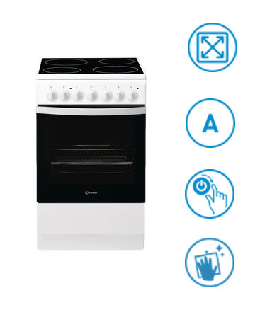 INDESIT IS5V4PHW/E tűzhely