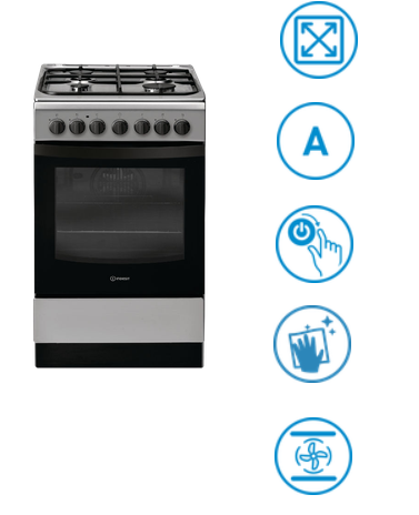 INDESIT IS5G5PHX/E tűzhely