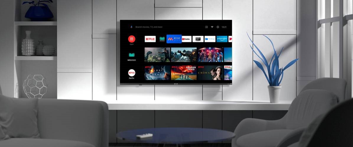 KIVI 65U740LB okos TV Android TV-vel