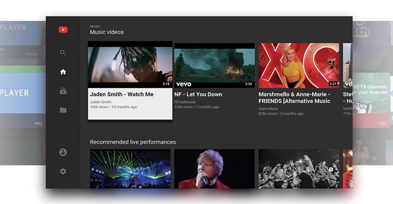 TCL 40ES560 Youtube