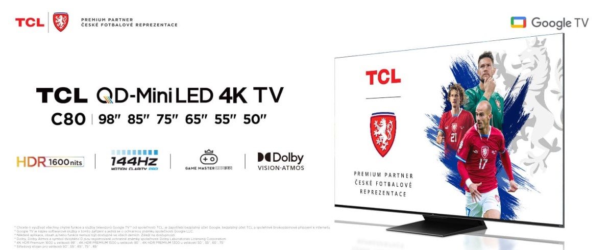 50" TCL 50C803 Google TV