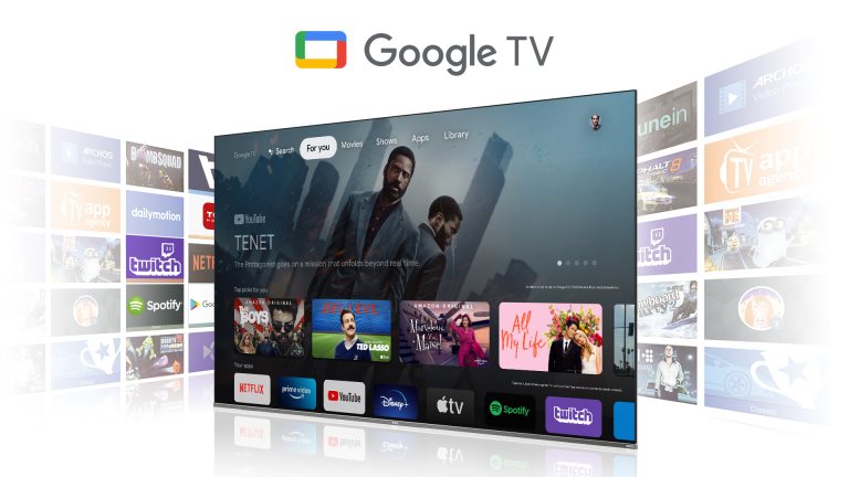 65" TCL 65C645 Google TV 