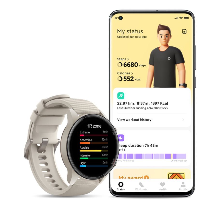 Xiaomi Mi Watch Beige okosóra