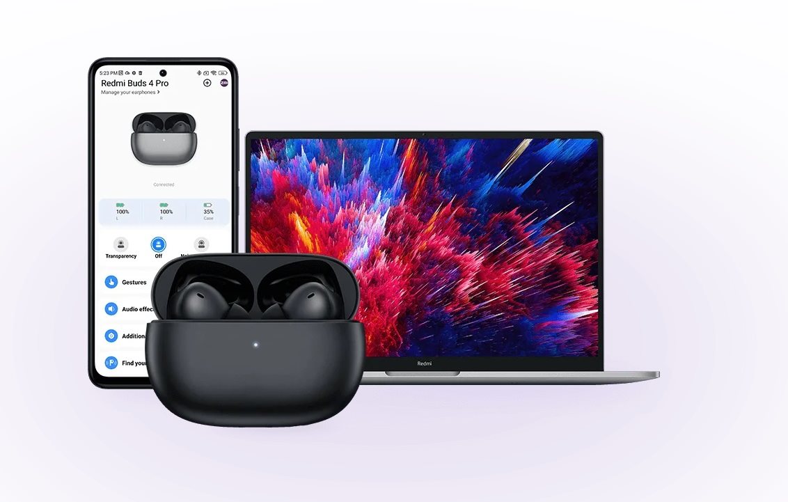 Xiaomi Redmi Buds 4 Pro vezeték nélküli fülhallgató Xiaomi Redmi Buds 4 Pro vezeték nélküli fülhallgató
