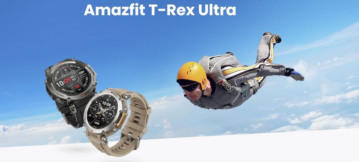 Amazfit T-Rex Ultra Abyss Black okosóra