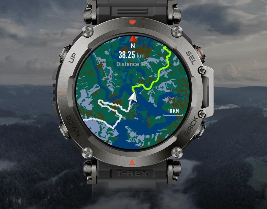 Amazfit T-Rex Ultra Abyss Black okosóra