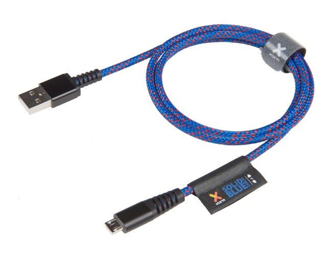 Xtorm Solid Blue Mikro USB 1m