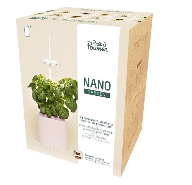 Intelligens virágcserép Pret a Pousser Nano Quartz rózsaszínű