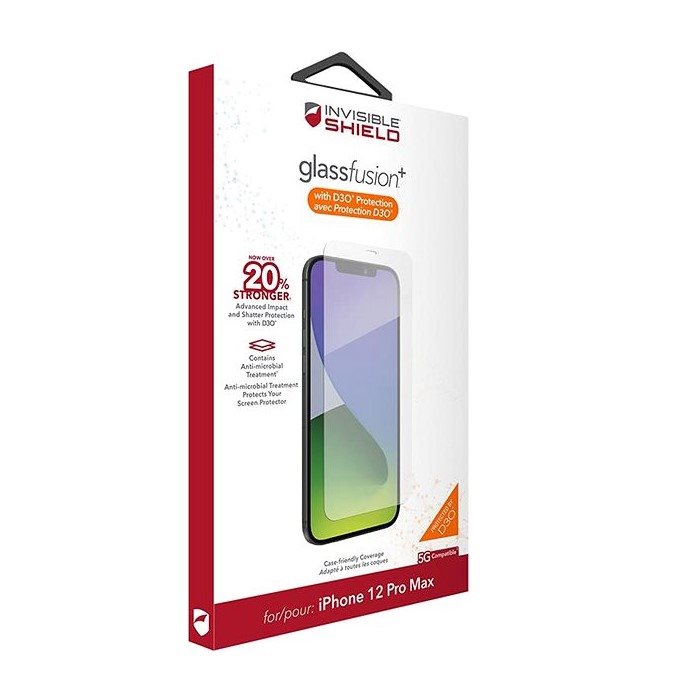 InvisibleShield GlassFusion+ D3O védőüveg pro Apple iPhone 12 Pro Max