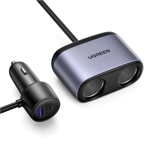 UGREEN A+C A+C Car Charger with Dual Expansion Ports