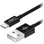 AlzaPower Core Lightning MFi (89) 1 méter, fekete - Adatkábel