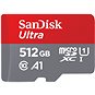 SanDisk MicroSDX Ultra 512GB + SD adapter - Memóriakártya