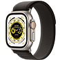 Apple Watch Ultra 49 mm, titán tok fekete - szürke terep pánttal - M/L - Okosóra