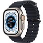 Apple Watch Ultra 49 mm, titán tok éjfekete óceán szíjjal - Okosóra