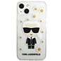 Karl Lagerfeld Ikonik Flower Tok az iPhone 13 mini készülékhez Transparent - Telefon tok