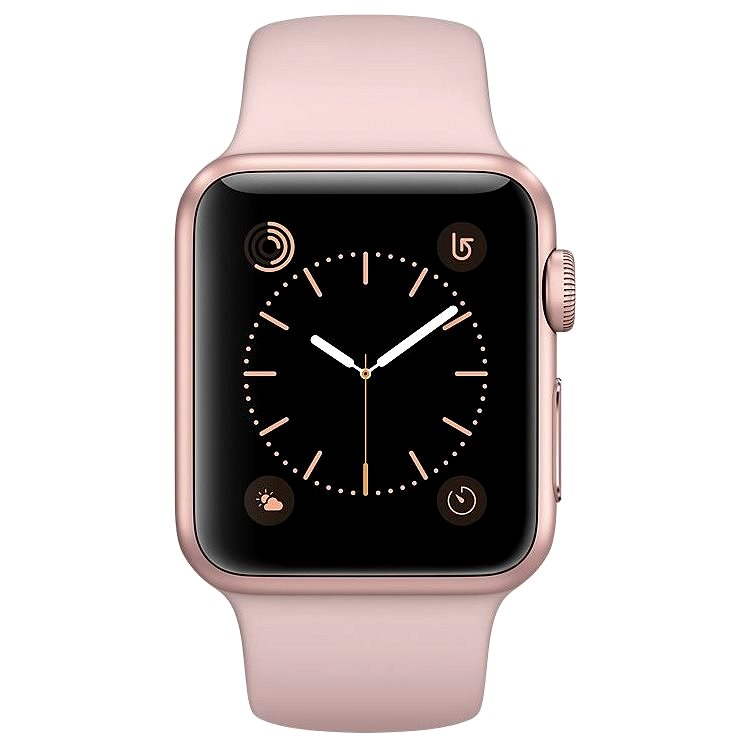 Apple Watch Series 1 38 mm Rose gold alumínium homok rózsaszín szíjjal