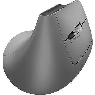 Eternico Wireless 2.4 GHz & Double Bluetooth Rechargeable Vertical Mouse MV470 - szürke