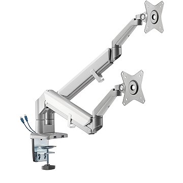 AlzaErgo Arm D225S Space Saver USB - ezüst