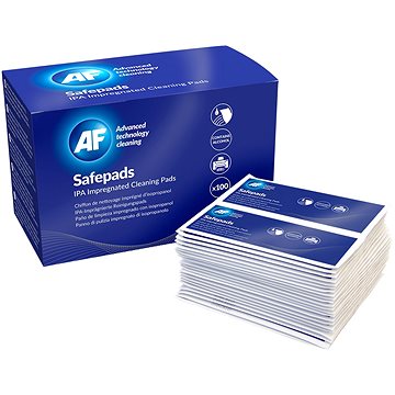 AF Safepads izopropil-alkohollal impregnált tisztítókendő, 100 db
