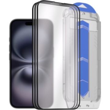 AlzaGuard Glass EasyFit DustFree iPhone 16 2.5D üvegfólia